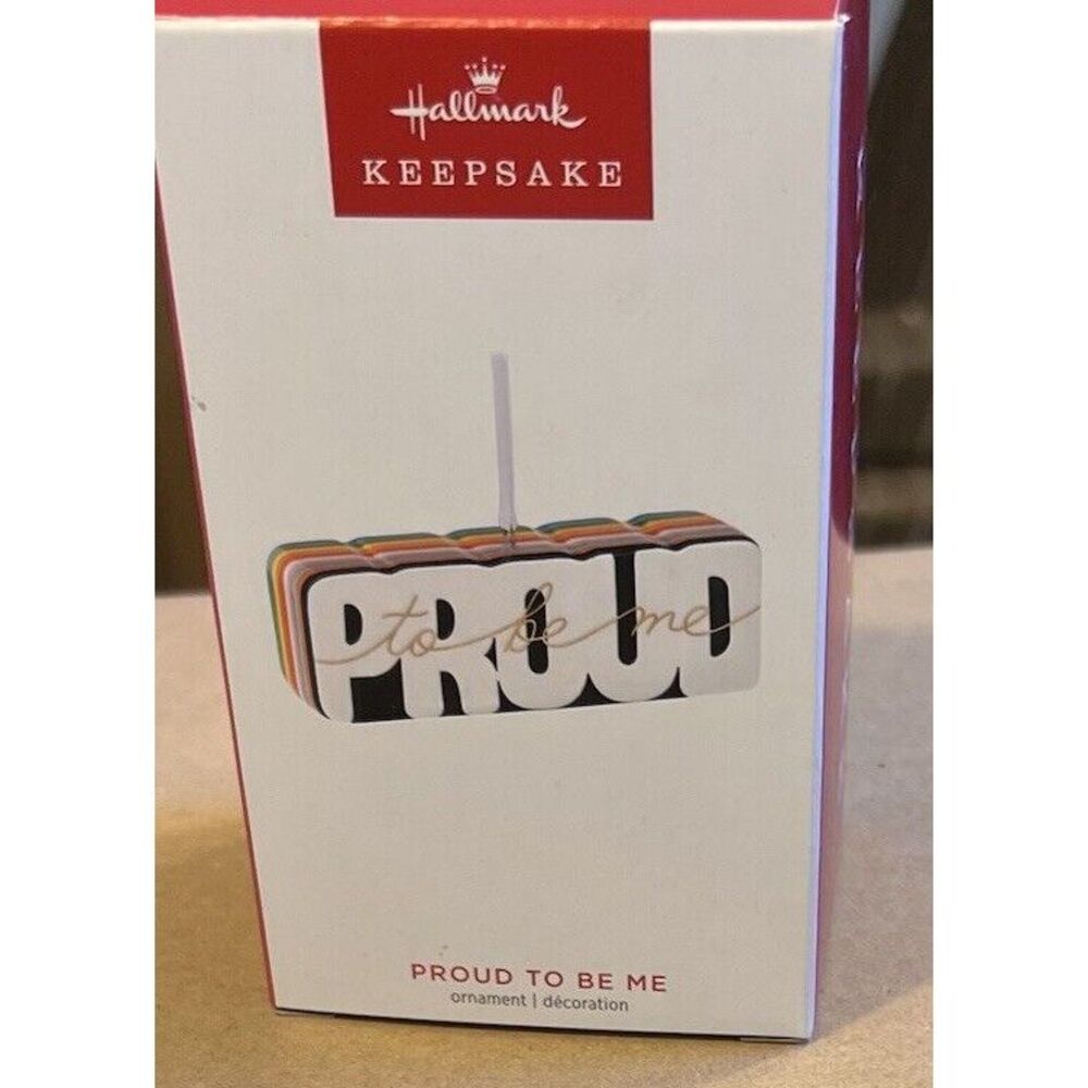 Hallmark Keepsake 2023 Proud to Be Me Ornament Sheyda Abvabi Rainbow LGBTQ Pride